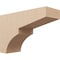 Ekena Millwork 8"W x 24"D x 16"H Classic Monterey Rough Cedar Woodgrain TimberThane Corbel, Primed Tan CORUR08X24X16MONRCPR - alternate 1